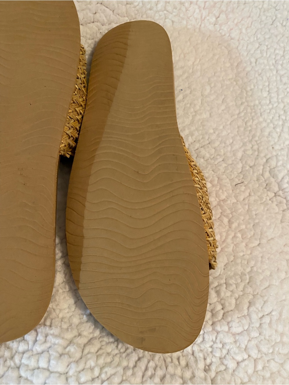 Reef Women’s Brown Tan Woven Slide Sandals - Picture 9 of 12